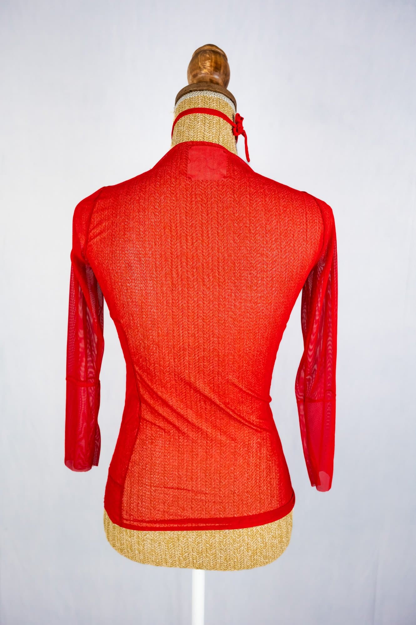 Skin Top + Choker red