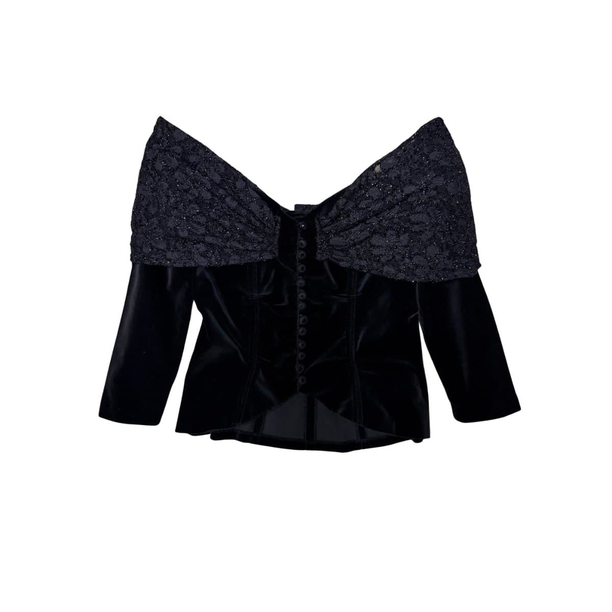 Top in velluto Maria Grazia severi anni 80
