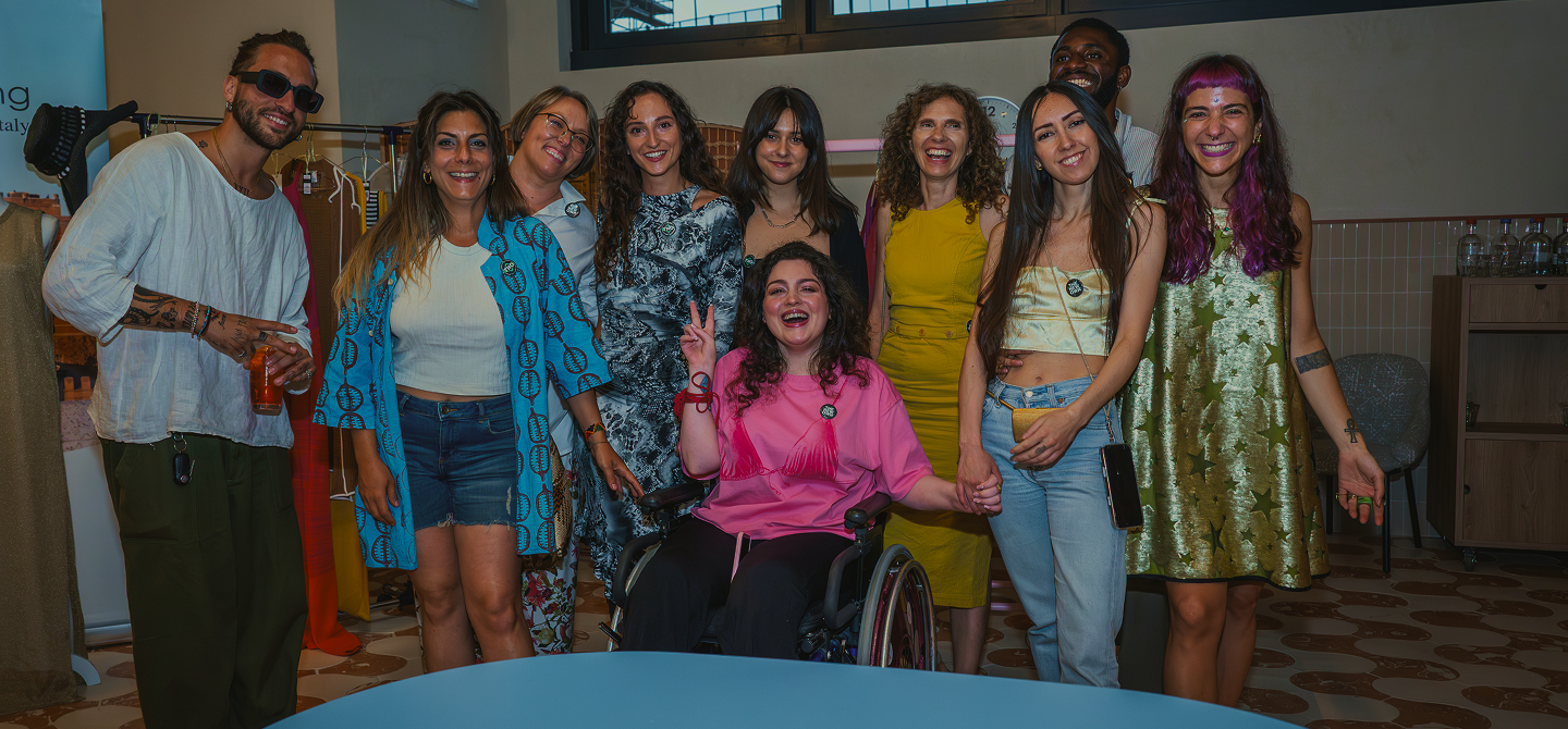 The New Own community gathered at an event